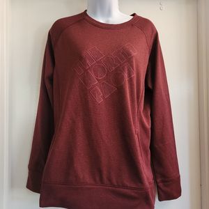 The North Face Wine Colored Sweatshirt w/ Pockets